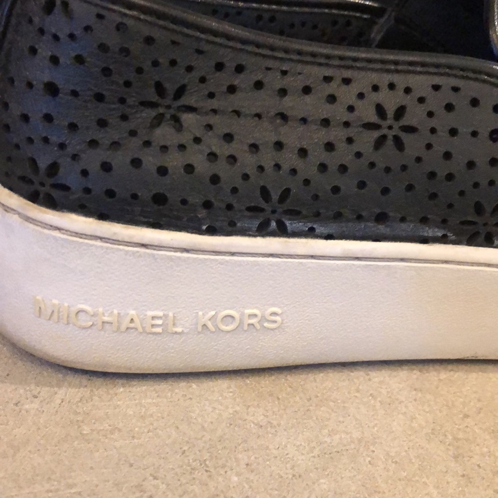 Michael Kors Perforated Olivia Slip On Sneaker - Picture 4 of 8